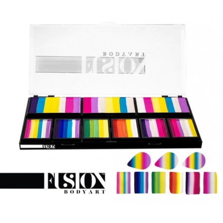 Fusion Body Art - Petal Face Painting Palette- Leanne's Princess Palette (NO NEON)