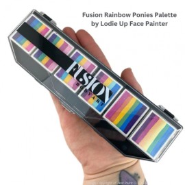 Fusion Body Art | Lodie Up Face Painting Palette - Rainbow Ponies