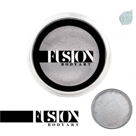 Fusion Body Art Face Paint - Pearl METALLIC SILVER 32g