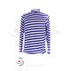 Playera Azul Marino/ Blanco