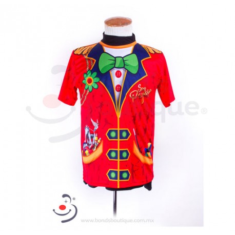 Playera de Presentador Manga Corta