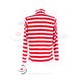 Playera Rojo/ Blanco Raya Gruesa