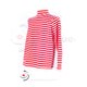 Playera Rojo/ Blanco Rayas Delgadas