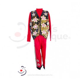 Traje de payaso con camisa Grande