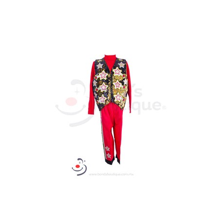 Traje de payaso con camisa Grande