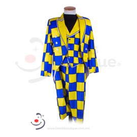 Vestuario Cuadros Amarillo/Azul